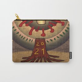 2021 Panacea New Year Tree Carry-All Pouch | Graphicdesign, Concept, Pandemic, Painting, Handmade, Science, 2021, Tree, Lab, Symbolic 