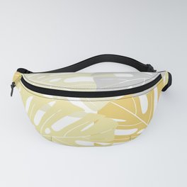 Yellow tropical leaves Fanny Pack
