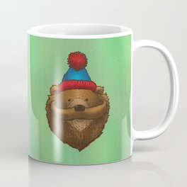 The Mustache Bear Coffee Mug | Animal, Illustration, Nature, Children 