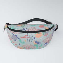 Underwater Mermaids and Coral Fanny Pack