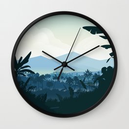 Honduras travel poster Wall Clock