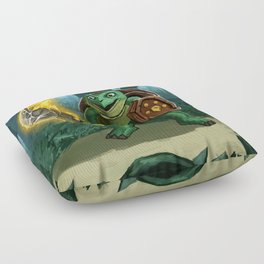 Turtle Paladin Floor Pillow