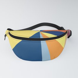 abstract pattern geometric triangle mosaic background low poly style Fanny Pack