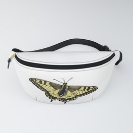 Papilio Machaon Butterfly  Fanny Pack