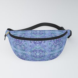 Lupines Arabesque Bohemian Floral Pattern Fanny Pack