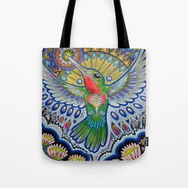 Hummingbird & Cactus - Beija Flor III Tote Bag