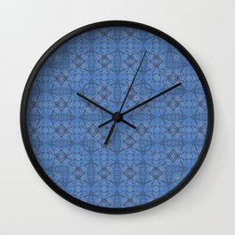 Last Leaf Wall Clock | Meditative, Azure, Blue, Leaf, Glow, Sky, Diamond, Photo, Branch, Twig 