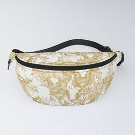 just ox gold white Fanny Pack