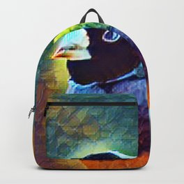 Black Headed Finch In Slumber Backpack | Beak, Perch, Pretty, Blackhead, Wildlife, Conservation, Zoology, Bird, Finch, Bright 