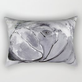 Manatee - Animal Series in Ink Rectangular Pillow