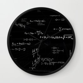 Mathspace - High Math Inspiration Wall Clock | Other, Digital, 3D, Vector, Graphicdesign, Black and White, Equation, Intelligensia, Collegecollage, Smart 