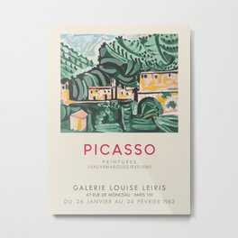 Pablo Picasso. Exhibition poster for Galerie Louise Leiris in Paris, 1962. Metal Print | Painting, Picassoposter, Picasso, Art, Exhibitionposter, Vintageposter, Spanish, Cubism, Museumposter, Homedecor 