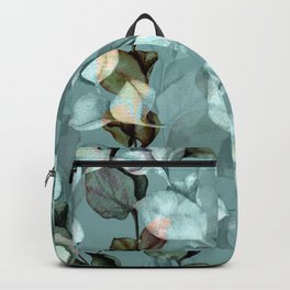 eucalyptus branches leave watercolour hand drawn illustration seamless floral vintage pattern Backpack | Leaves, Drawing, Feuilles, Aquarelle, Naturaleza, Hojas, Lila, Aquarel, Purple, Painting 