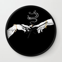 Smoke Wall Clock | Buttstub, Painting, Gifts, Cigarette, Saying, Smoker, Christmas, Birthday, Butt, Gift 