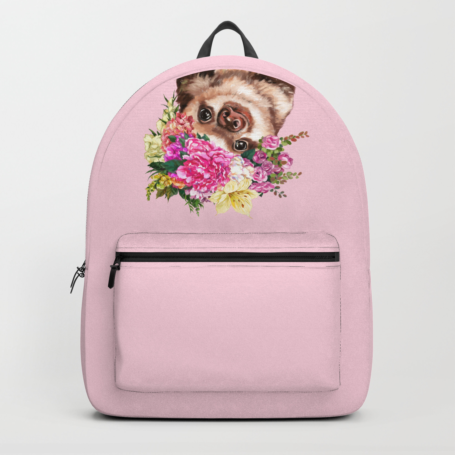 baby pink backpack
