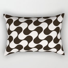 Seamless Pattern - Sombre Swirl Rectangular Pillow