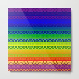 Freedom (rainbow) Metal Print | Seamless, Rainbow, Endlessknot, Graphicdesign, Pattern, Spectrum 