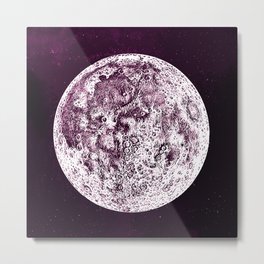 An Expired Planet Metal Print | Space, Illustration, Nature, Sci-Fi, Vintage, Popart, Drawing 