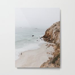 malibu coast / california Metal Print | Waves, Love, Travel, Blue, Seafoam, Beach, Minimal, Adventure, Digital, Nature 