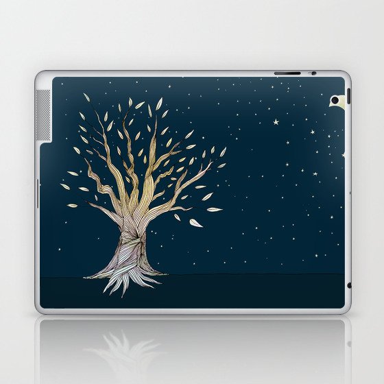 Moonlit Tree Laptop & iPad Skin by Brontosaurus | Society6