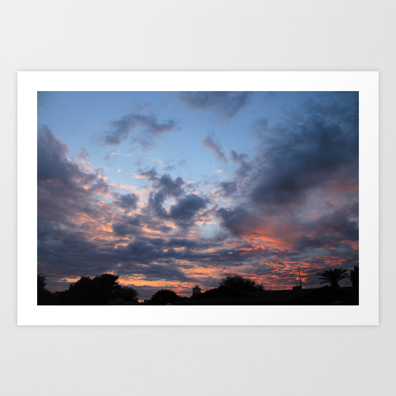 Arizona Sunset No 1 Art Print By Theacrylicartist Society6