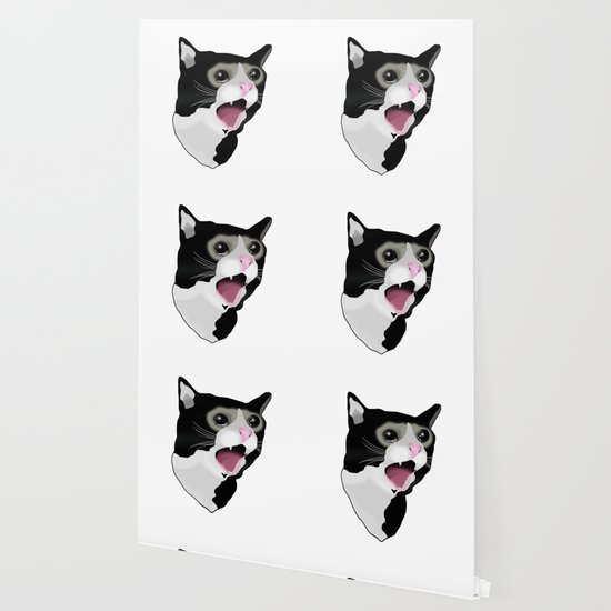 Crying Cat Meme Wallpaper By Lovelydesigns Society6