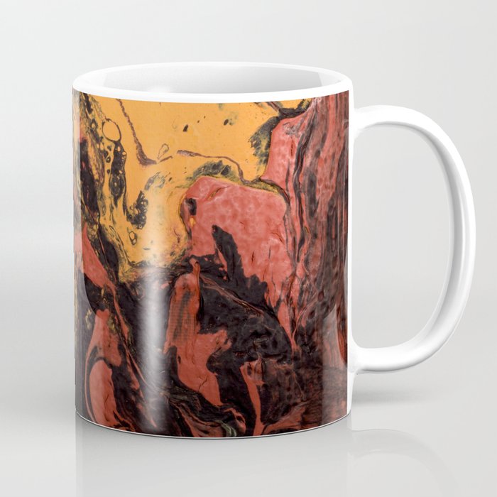 Dirty Acrylic Pour Painting 06 Fluid Art Reproduction Abstract Artwork Coffee Mug By Pipafineart Society6