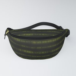 Lime Dna Data Code Fanny Pack