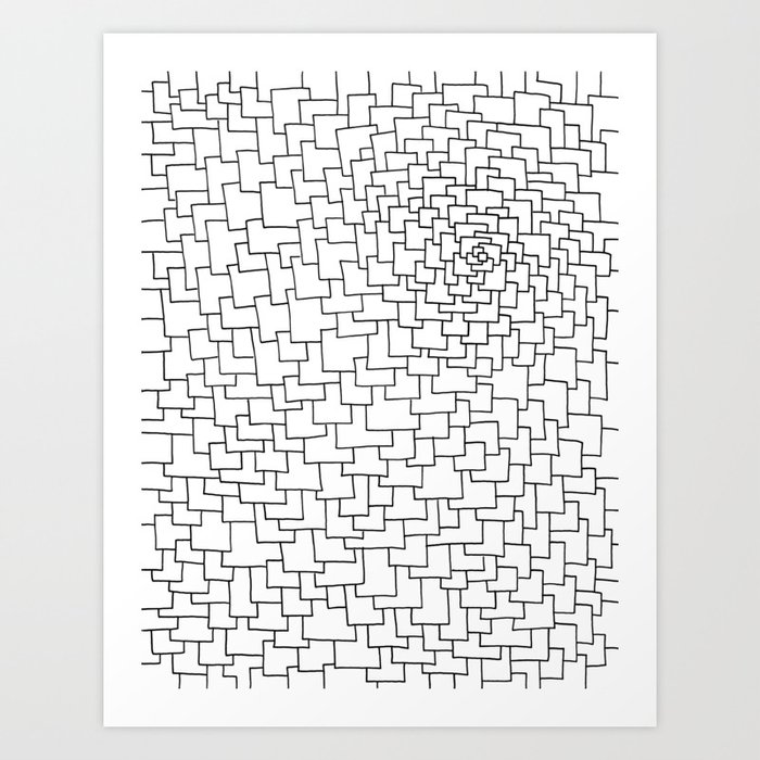 Another Brick In The Wall Art Print By Amaddoodler Society6