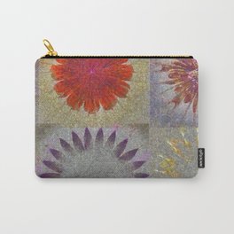 Uncaptivate Stripped Flower  ID:16165-034048-23510 Carry-All Pouch | Watercolor, Joined, Oil, Texture, Elements, Pattern, Paintingmultitudinal, Abstract, Digital, Paintingpainting 