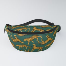 Tigers (Dark Green and Marigold) Fanny Pack