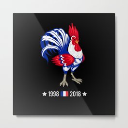 The French Coq | World Cup 2018 Metal Print