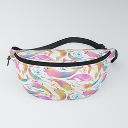 Rainbow Narwhals  Fanny Pack