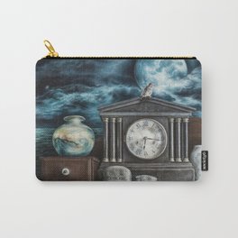 MMXX - Disquiet Earth Carry-All Pouch | Architecture, Acrylic, Stilllife, Bluesky, Painting, Moonlight 