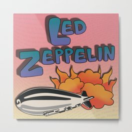 LZ1969 Metal Print | Rock, Zeppelin, Music, Graphicdesign, Lyrics, Graphic, Digital, Adobeillustrator, Led, Lz 