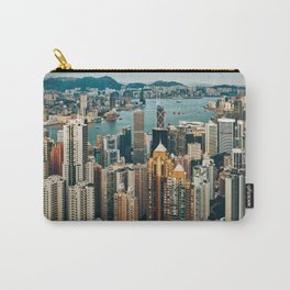 Golden Harbour Carry-All Pouch | China, Goldenhour, Photo, Adventure, Asia, Hongkong, Hdr, Beautiful, Skyscrapers, Explore 