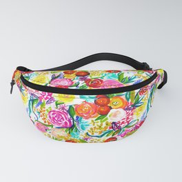 Neon Summer Floral (Smaller Print size) Fanny Pack