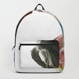 Updo Backpack | Artwork, Woman, Digital, Ink, Paint, Painting, Abstract, Illustration, Watercolor, Art 