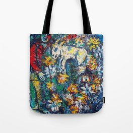 Marc Chagall Fleurs Tote Bag