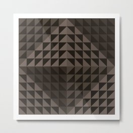 Triangular Mesh III Metal Print | Pattern, Graphic Design, Vector, Abstract 