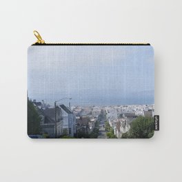 One Way Carry-All Pouch | Townhomes, Passingbye, Houses, Here, Trees, Present, Lovely, Photo, Fog, Moutains 