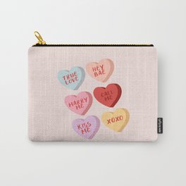 Sweethearts Colored Hearts Carry-All Pouch | Heart, Valentinesgifts, Giftforgirlfriend, Giftforboyfriend, Valentinescards, Valentinesideas, Boyfriend, Giftsforhim, Giftsforwife, Sweet 