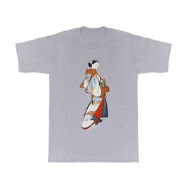 Kaigetsudō Doshu's Japanese woman in kimomo T Shirt | Asianart, Japaneseart, Japanese, Tokaidoroad, Japan, Rosetinted, Oriental, Vintage, Vintageart, Drawing 