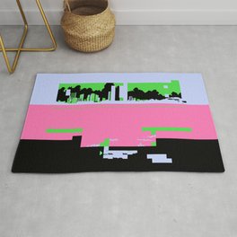 therightskyline Rug | Digital, Abstract, Game, Pop Art 