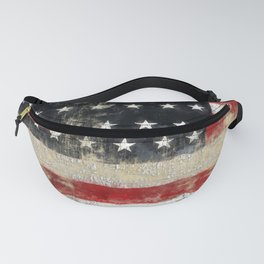 USA Flag ~ American Flag ~ Distressed Pattern ~ Ginkelmier Inspired Fanny Pack