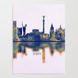 Kyiv Skyline Poster