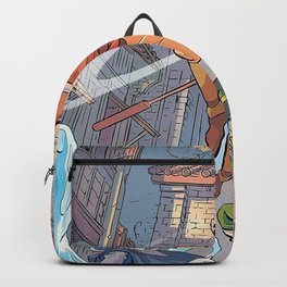 Appa The Last Airbender Backpack | Hiroshige, Woodcut, Japan, Aang, Ukiyoe, Flying Bison, Airbender, Edo, Avatar, Ukiyo E 