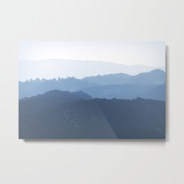 Mist Covered Mountains Metal Print | Landscape, Covered, Foggy, Scene, Foggymorning, Scenery, Morning, Mountains, Horizon, Terrain 