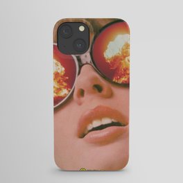 Oops iPhone Case | Women, Mod, Explosion, Girl Power, Cheeky, Humour, 60S, Fire, 1970S, 1960S 