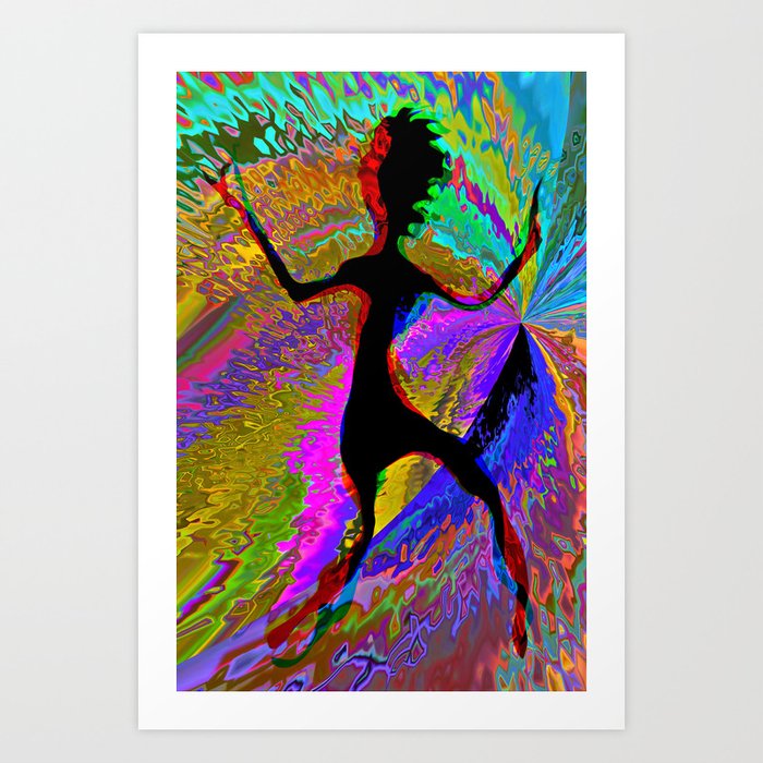 Abstract Dance 03 Art Print By Michaelhowse Society6
